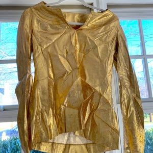 Tory Burch Gold Blouse